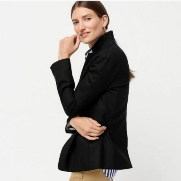 J. Crew Regent Blazer in Wool Flannel Black - Picture 3 of 10